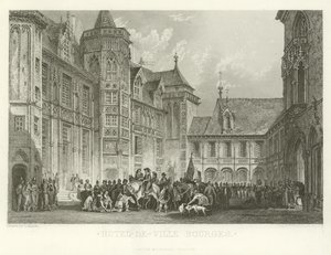 Hotel-de-Ville Bourges by Alphonse Marie de Neuville
