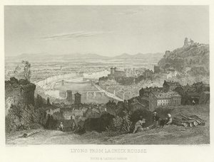 Lyons from La Croix Rousse by Alphonse Marie de Neuville