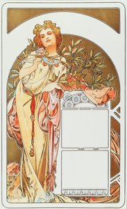 Advertising poster for the calendar 1898
