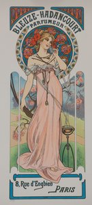 Bleuze - Hadancourt Parfumeur, ca 1899 by Alphonse Mucha