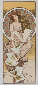 Champenois Calendar by Alphonse Mucha