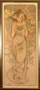 The Rose by Alphonse Mucha