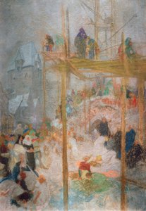 Johann Militsch von Kremsier / Study for Triptych by A. Mucha by Alphonse Mucha