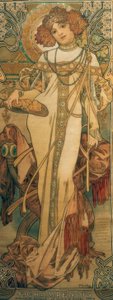Autumn by Alphonse Mucha