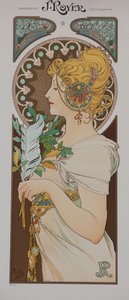 La Plume by Alphonse Mucha