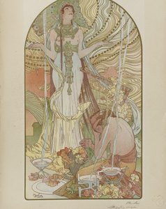 Salammbô by Alphonse Mucha