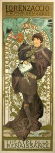 Sarah Bernhardt as Lorenzaccio