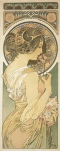 Primrose by Alphonse Mucha