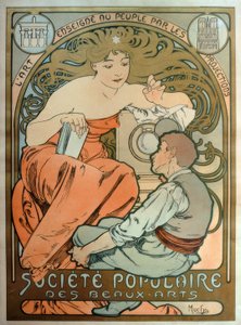 Popular Society of Fine Arts / Art Taught to the People by Alphonse Mucha