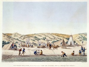 Baie des Chiens Marins, New Holland: The Camp of l