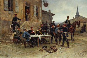 The Dispatch-Bearer by Alphonse de Neuville