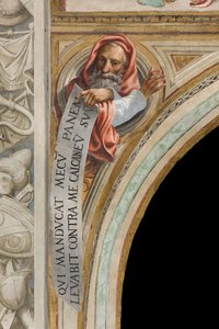 Bust with Prophet by Altobello Melone