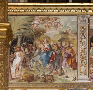 Presbytery, Seventh North Span, Flight to Egypt, Altobello Melon