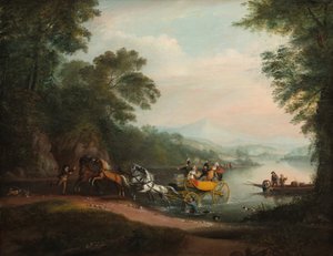 Mishap at the Ford by Alvan T. Fisher