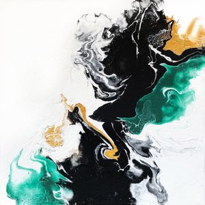 Black Gold Emerald Flow