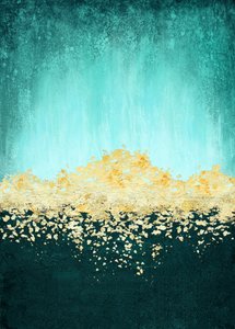 Golden Sea Glimmer by Alyson Storms