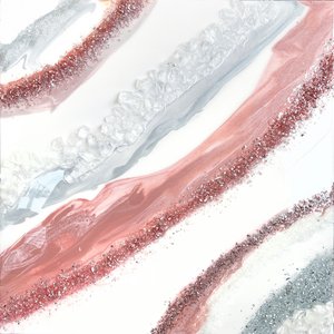 Rose Gold Geode Flow