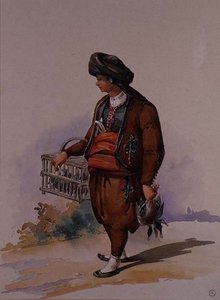A Duck Seller by Amadeo Preziosi