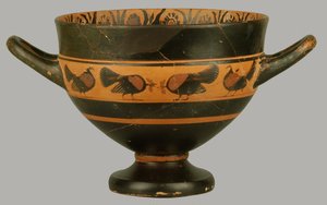 Attic red-figure skyphos, c.540 BC