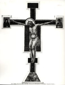 The Crucifixion by Ambrogio Bondone (school of) Giotto