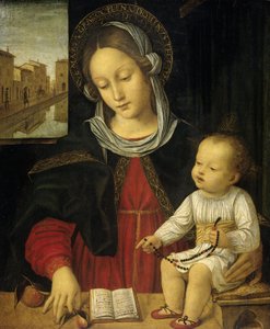 Madonna and Child by Ambrogio Borgognone