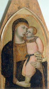 Madonna and Child (Detail) by Ambrogio Lorenzetti