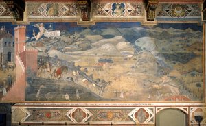 The Effects of Good Government in the Country by Ambrogio Lorenzetti