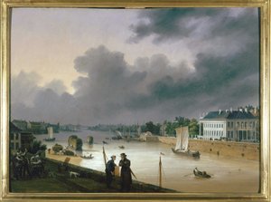 The port of Nantes by Louis Garneray, circa 1820 by Ambroise Louis Garneray