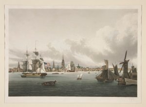 View of Philadelphia by Ambroise Louis Garneray