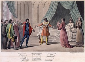 John I posthumous (1316-1316), was born king and died after 6 days - Designed and engraved by Ambroise Tardieu in 1825 by Ambroise Tardieu