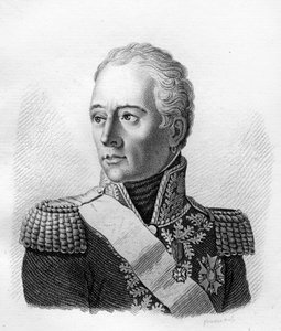 Louis Marie Turreau de Garambouville, French general - in Portraits des généraux français en suite les victoires et conquêtes des français. Engraved by Ambroise Tardieu in 1818. Stella Collection