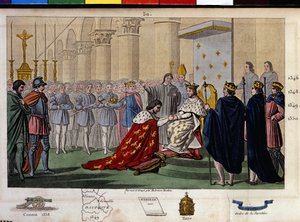 Philip VI of Valois (1294-1350) was recognized as King by the United States in 1328, which rejected the pretensions of Edward III, King of England, grandson of Philip the Fair and Philippe d