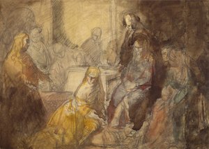 Mary Magdalene Anointing Christ