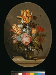 A vase of flowers, c.1633 by Ambrosius the Younger Bosschaert