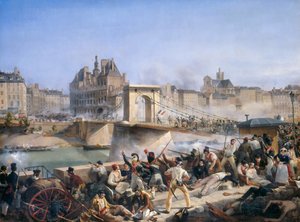 Attack on the Hotel de Ville and Combat on the Pont d