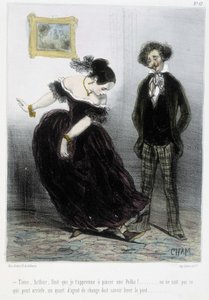 Caricature - in “Madeleines” by Cham, v.1870-1880