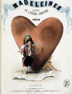One pays only when entering (caricature of Cupid (Eros) before a heart hiding a devil) - in 