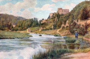 Chateau de Bouillon, in the Semois Valley by Amedee (after) Forestier