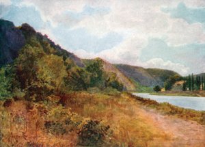 The Chateau de Waulsort on the Meuse