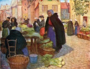 Vegetable Market, Bruges