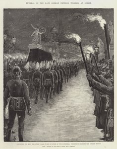 Funeral of the Late German Emperor William, at Berlin