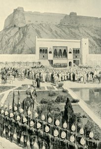 General Roberts Reading His Proclamation at Kabul, October 12, 1879, 1901 by Amedee Forestier