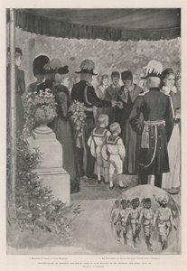 Presentation of Ashanti and South African War Medals by His Majesty the King, 29 July