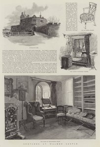 Sketches at Walmer Castle by Amedee Forestier