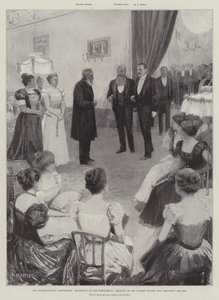The Bloemfontein Conference, Reception at the Presidency, Meeting of Sir Alfred Milner and President Kruger