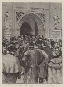 The Great Home Rule Debate, Scene at the Door of the House of Commons, Monday, 13 February