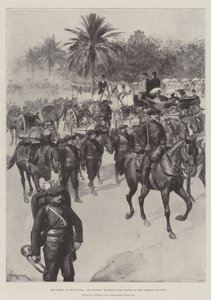 The Queen in the Riviera, Her Majesty reviewing the Troops of the Garrison of Nice