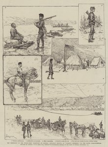 The Rebellion in the North West Territory of Canada, Canadian Militia at Clark