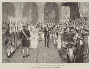 The Royal Marriage at Berlin, Torch-Dance at the Royal Palace by Amedee Forestier