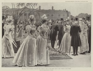The Royal Visit to Ireland, the Duke and Duchess of York at the Garden Party at the Viceregal Lodge, Dublin